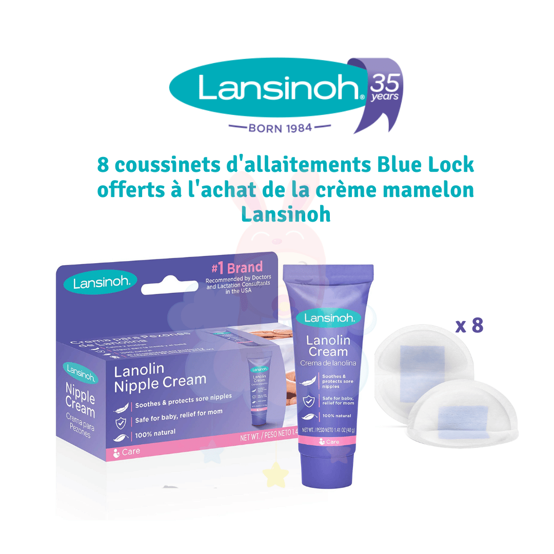 Lansinoh HPA Lanolin Crème pour les tétons, 40 grammes 100% naturel et sûr  pour bébé 