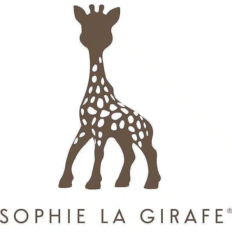 Doudou avec attache-sucette (Sophie la girafe)