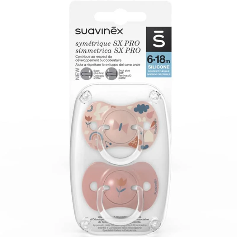 Suavinex Sucette Symétrique SX Pro Bonhomia Vert - 6/18 Mois - Sucette  Suavinex sur L'Armoire de Bébé