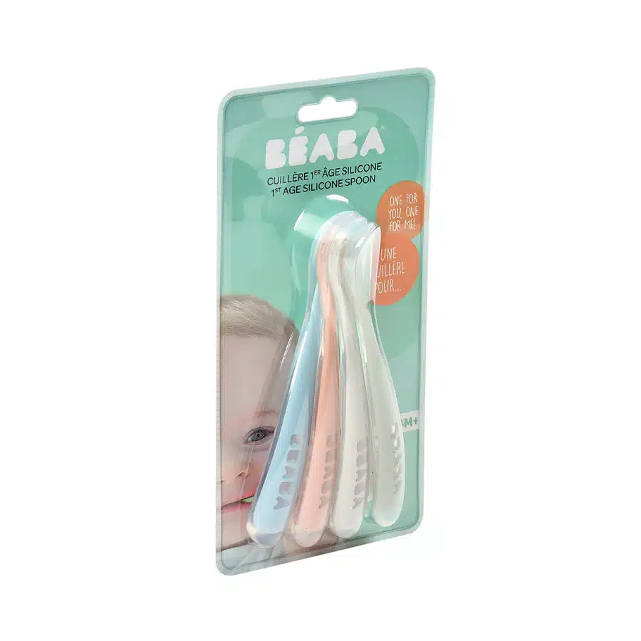Beaba Cuillères silicone 1er âge