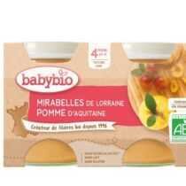 Retrouvez BabyBio Mirabelles de Lorraine Pomme de Nouvelle-Aquitaine 4mois+ aux meilleurs prix sur Bebemaman.ma . Livraison partout au Maroc.