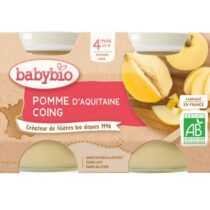 Retrouvez BabyBio Pomme D’aquitaine Coing 4mois+ aux meilleurs prix sur Bebemaman.ma . Livraison partout au Maroc.