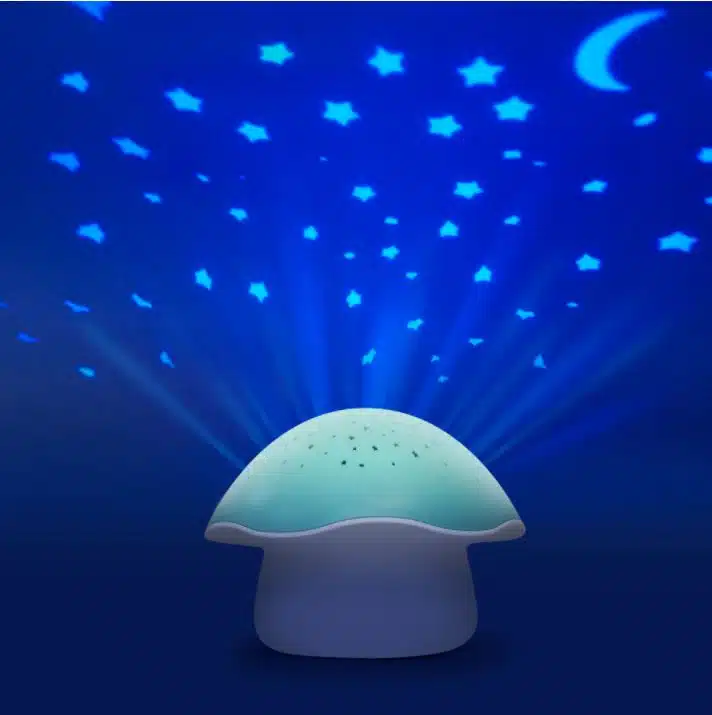 Pabobo Projecteur champignon Bleu 