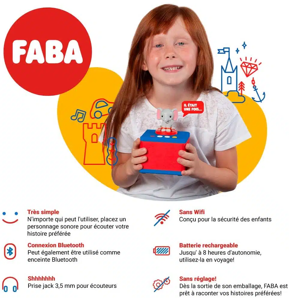 FABA : Conteur d'histoires avec Personnages Sonores à collectionner -  Agence conseil influence RP famille