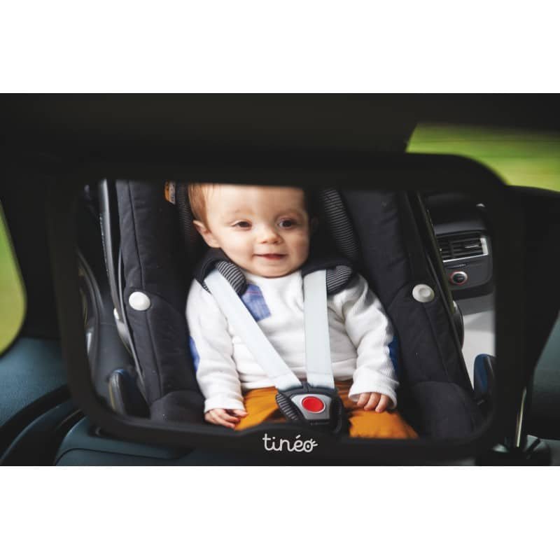 Miroir de voiture pour bébé, siège arrière rotatif et réglable à