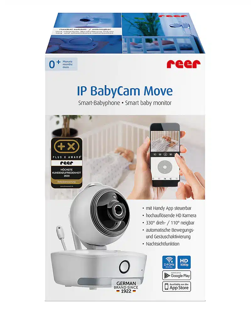 Reer Caméra bébé IP HD détecteur bruit et mouvement - Made in GERMANY à  prix pas cher