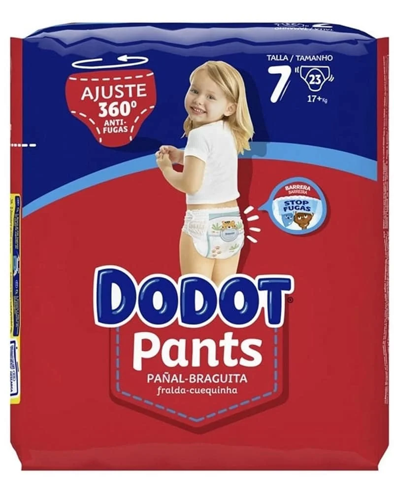 Dodot Pantalon Couche-Couches Taille 7 +17 kg 23 unités - Couches