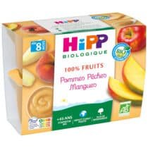 Retrouvez Hipp 100% Fruits Pommes Pêches Mangues dès 8 Mois au meilleur prix sur Bebemaman.ma . Livraison partout au Maroc.