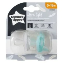 Tommee Tippee 2 Sucettes Anytime Garçon 6-18