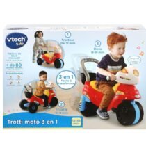 Retrouvez Vtech Trotti moto 3 en 1 - Trotteur bébé 12m+ aux meilleurs prix sur Bebemaman.ma . Livraison à domicile partout au Maroc. Paiement à la livraison.