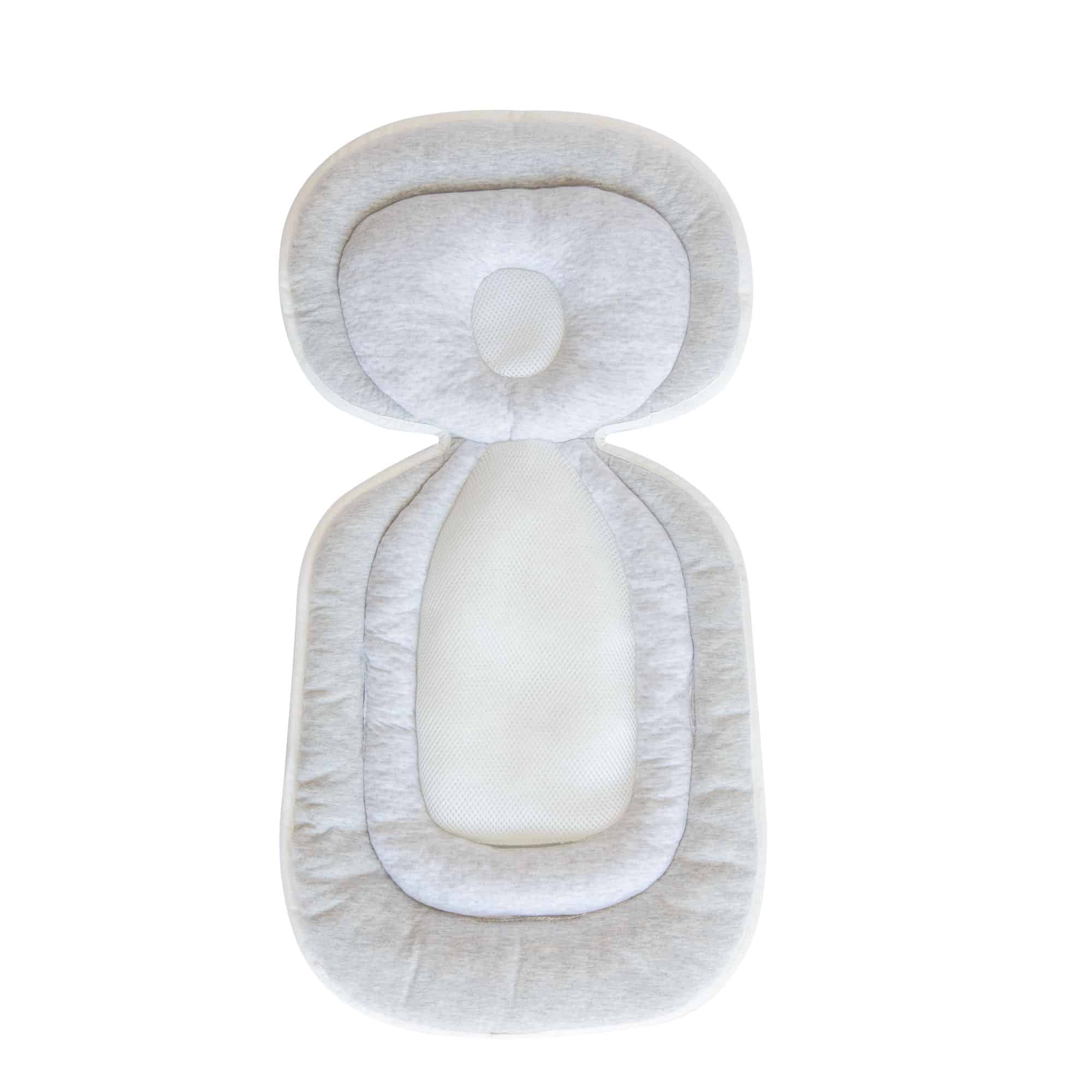 Plan incliné pour bébé en 3D à 15 degrès - Blanc - 70x140 cm