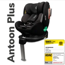 Découvrez le siège auto Lionelo Antoon Plus I-Size - Black Onyx, certifié ADAC. Sécurité optimale, installation ISOFIX, réglages multiples et matériaux de qualité pour le confort de votre enfant.